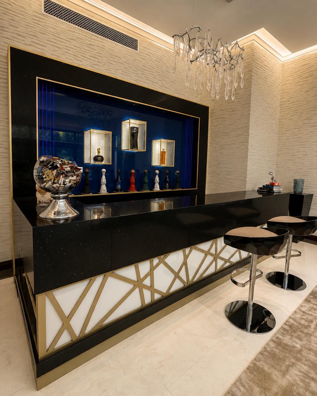 Bespoke Bar at Barari Mansion detail 1
