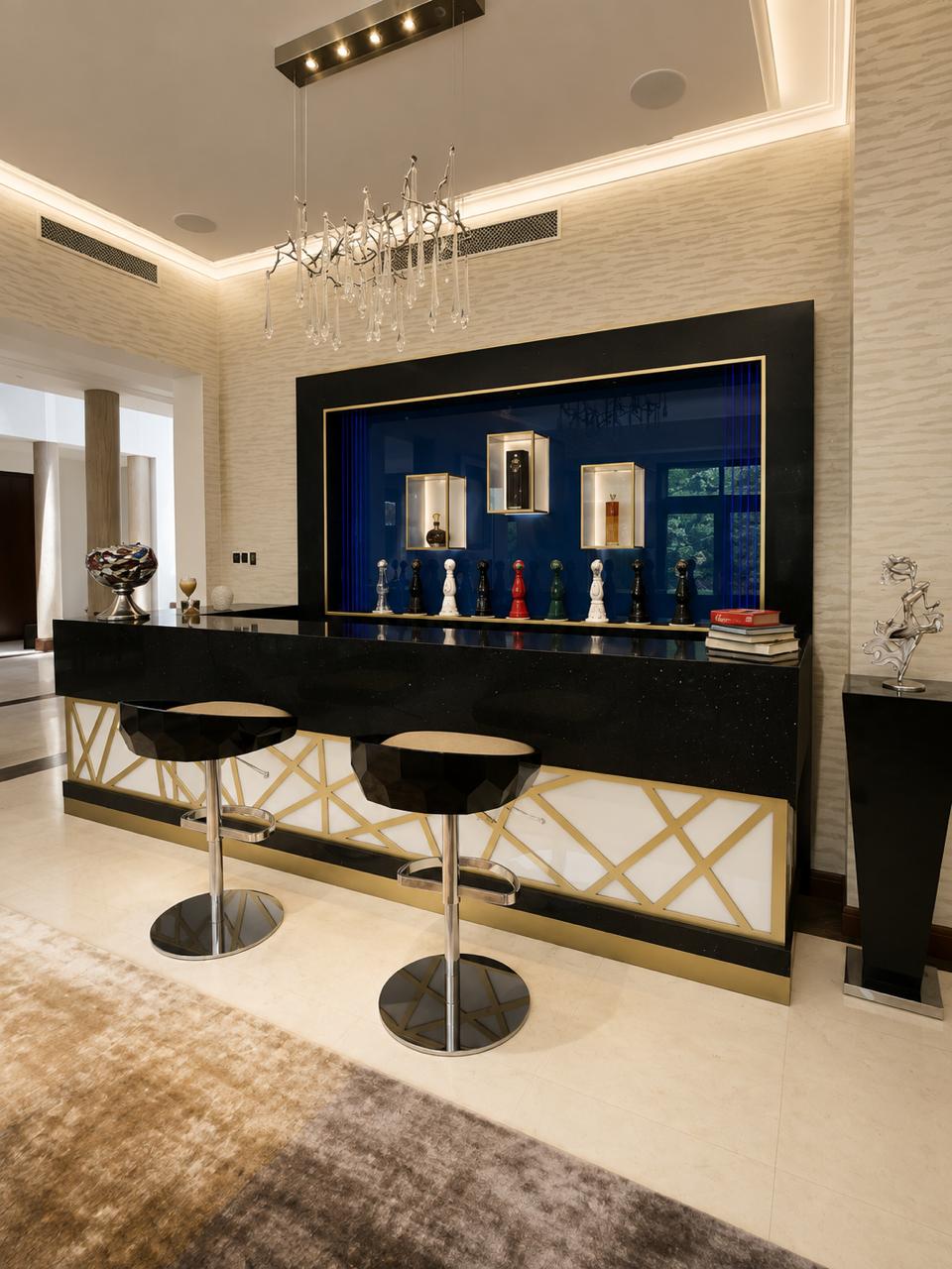 Bespoke Bar at Barari Mansion detail 2